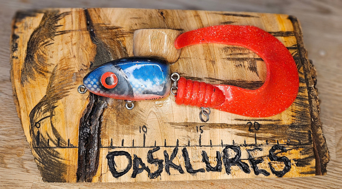 Dasklures Träbete – Handgjort gäddbete i premiumträ