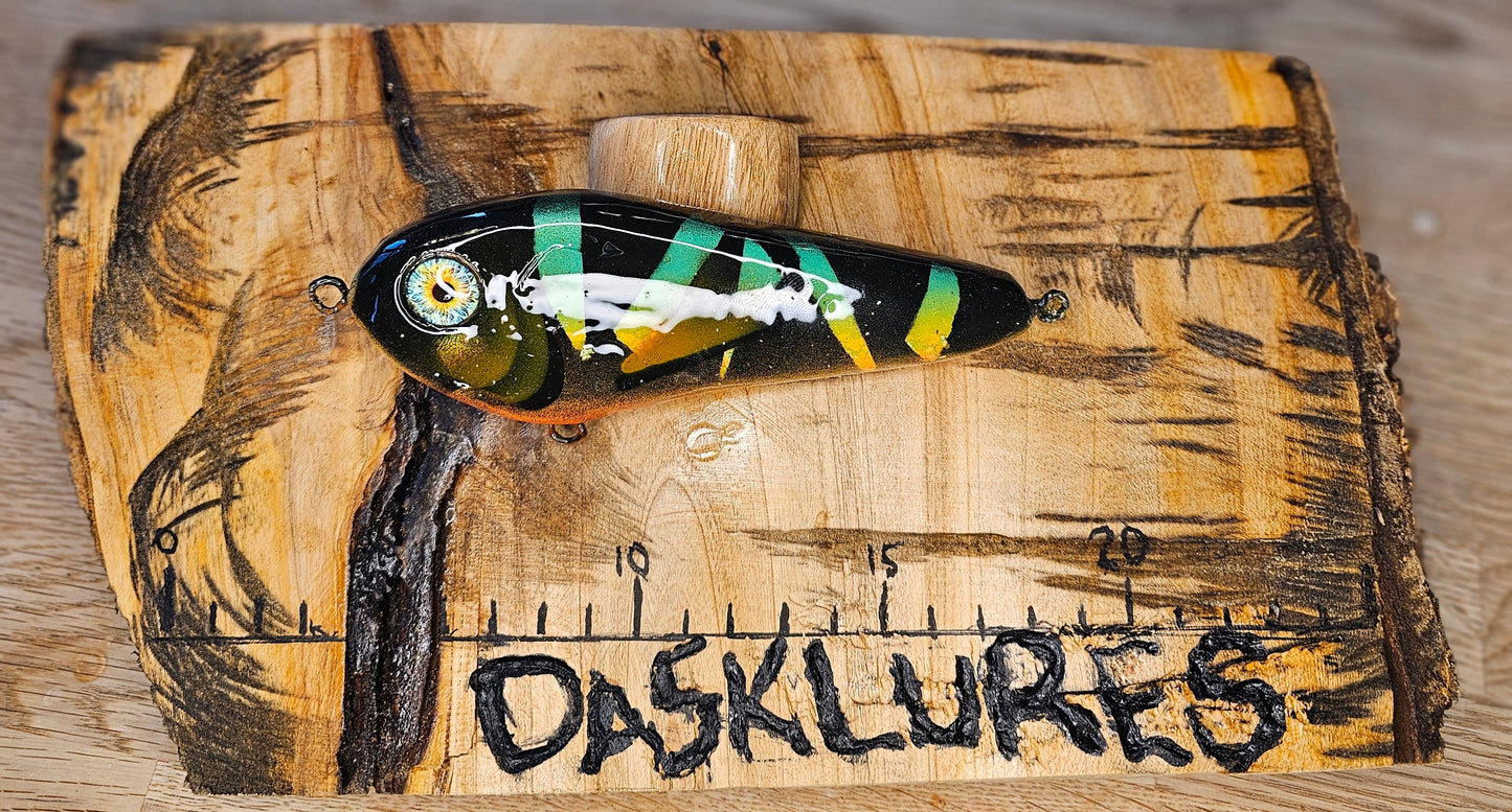 Dasklures Träbete – Handgjort gäddbete i premiumträ