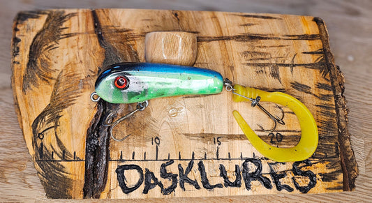 Dasklures Träbete – Handgjort gäddbete i premiumträ