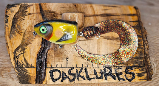 Dasklures Träbete – Handgjort gäddbete i premiumträ