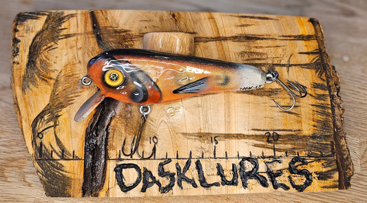 Dasklures Träbete – Handgjort gäddbete i premiumträ