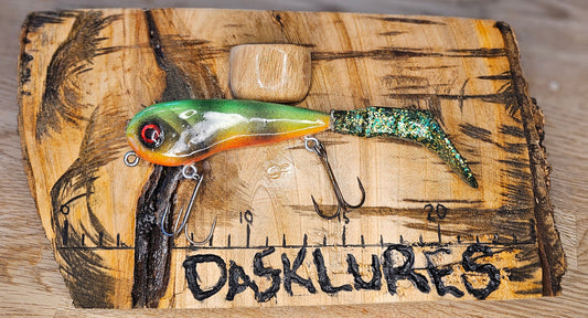 Dasklures Träbete – Handgjort gäddbete i premiumträ