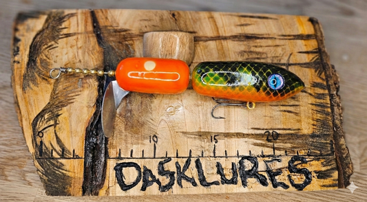 Dasklures Custom färg av ABU svartzonkers plopping kelly