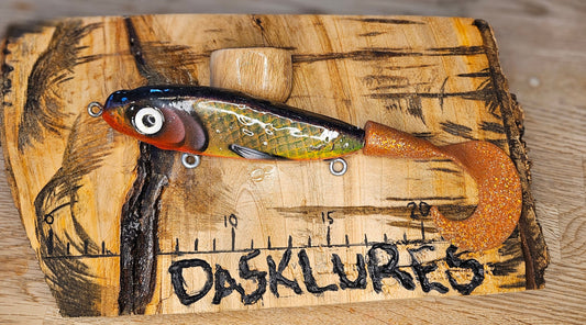 Dasklures Träbete – Handgjort gäddbete i premiumträ