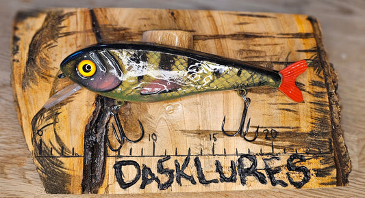 Dasklures Träbete – Handgjort gäddbete i premiumträ