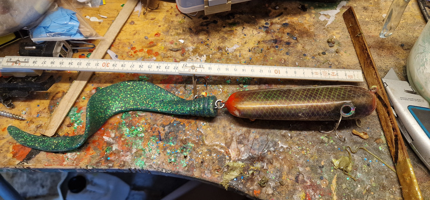 Dasklures Träbete – Handgjort gäddbete i premiumträ