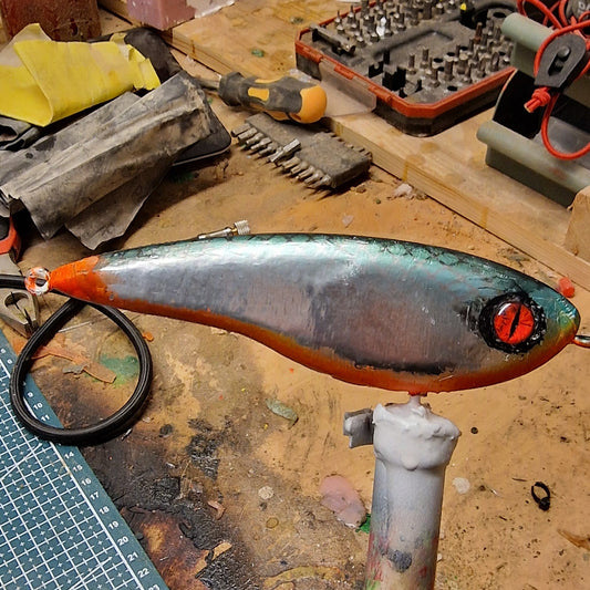 Dasklures Träbete – Handgjort gäddbete i premiumträ