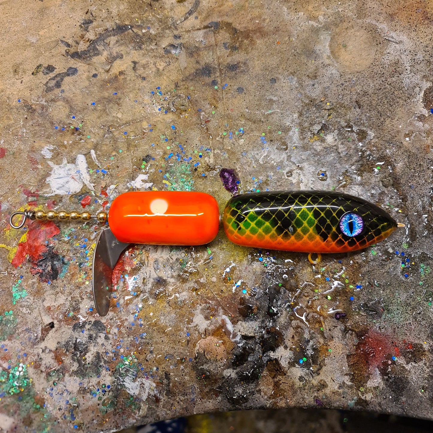 Dasklures custom färg plopping kelly