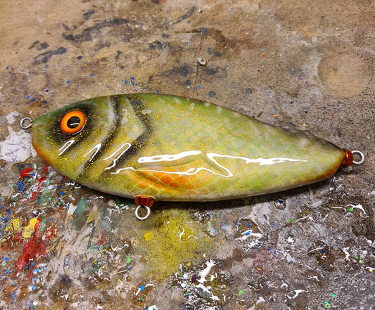 Dasklures Träbete – Handgjort gäddbete i premiumträ