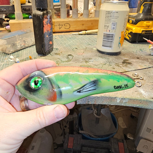 Dasklures Träbete – Handgjort gäddbete i premiumträ